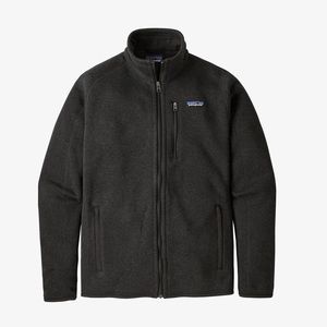 Patagonia Mens Fleece Pullover Full Zip Black